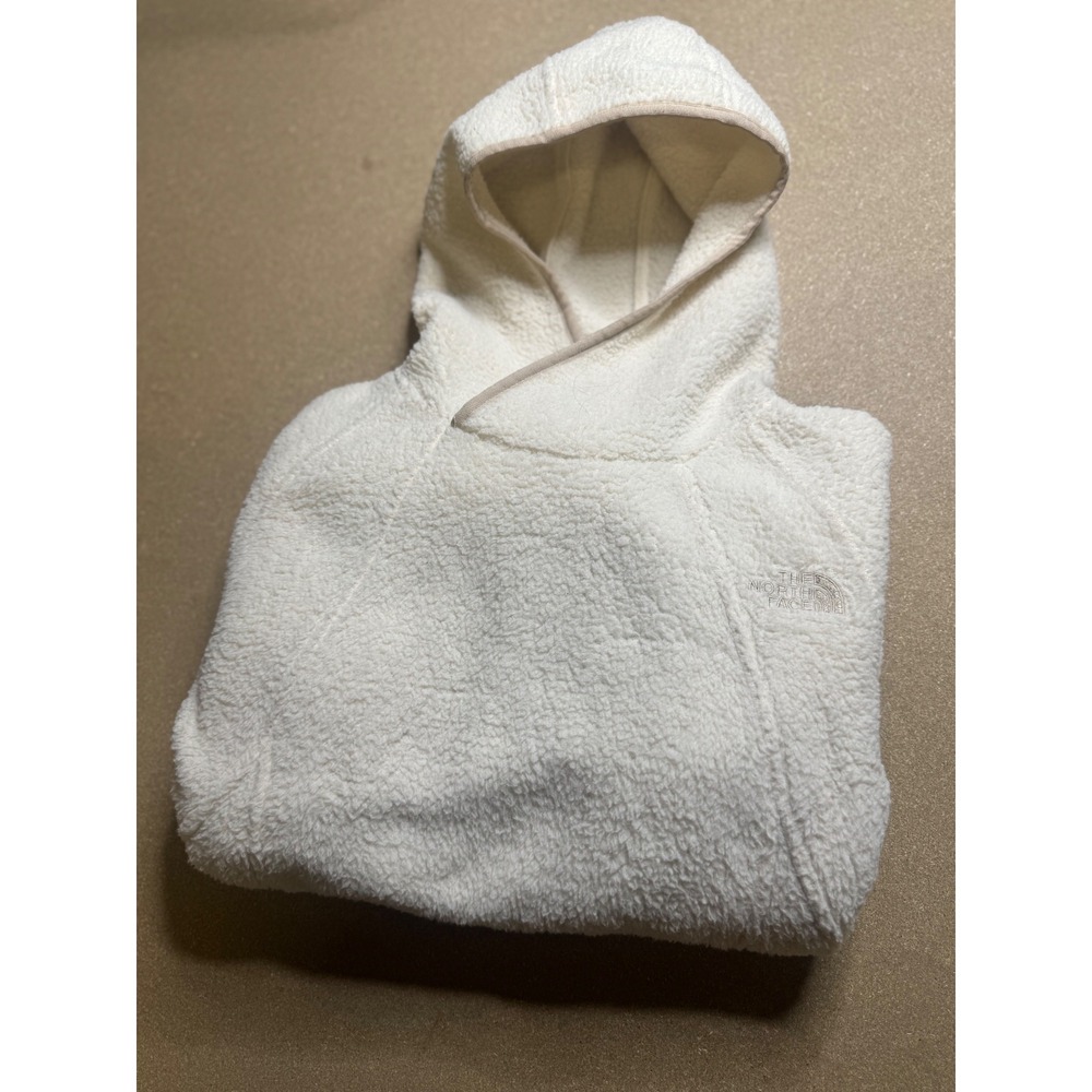 The North Face Osito Cream‎ Fleece Hooded Pullover Cozy Comfy Womens Small S